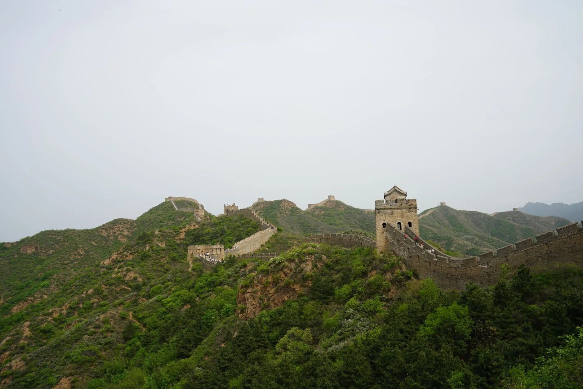 Jinshanling : pour marcher dans un cadre plus sauvage