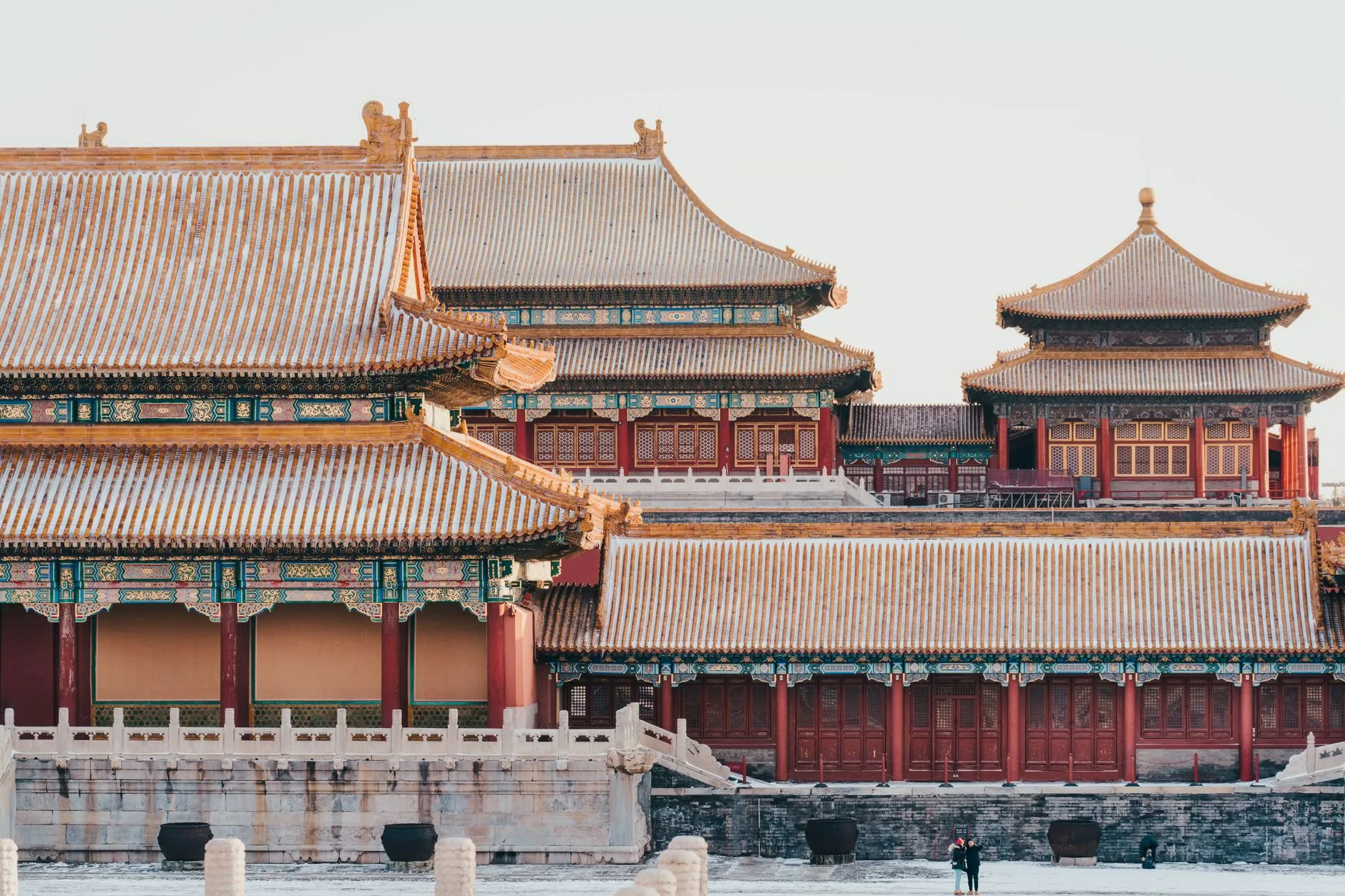 Bâtiment traditionnel de la Cité interdite à Pékin