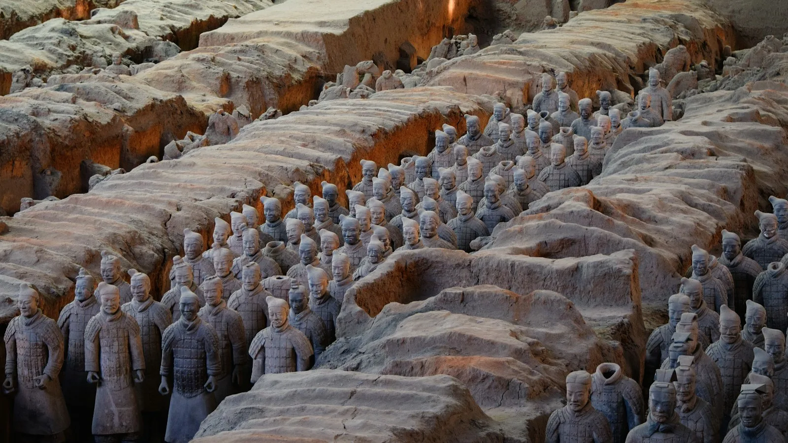 Xi'an et le centre : l'armée de terre cuite sans la canicule